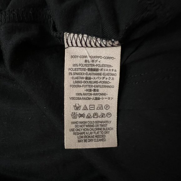 Free People Stella Black Boho Mock Neck Long Sleeve Mini Dress - Picture 8 of 8